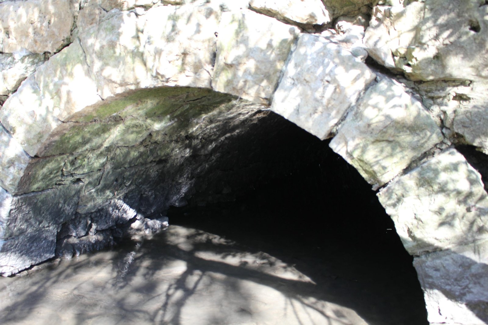Under bridge